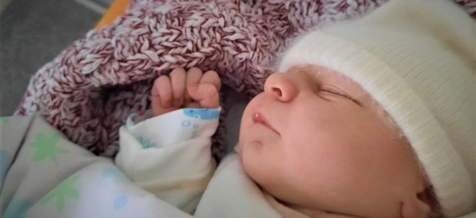 Arianna Zeni, la prima nata del 2021 all'ospedale di Rovereto